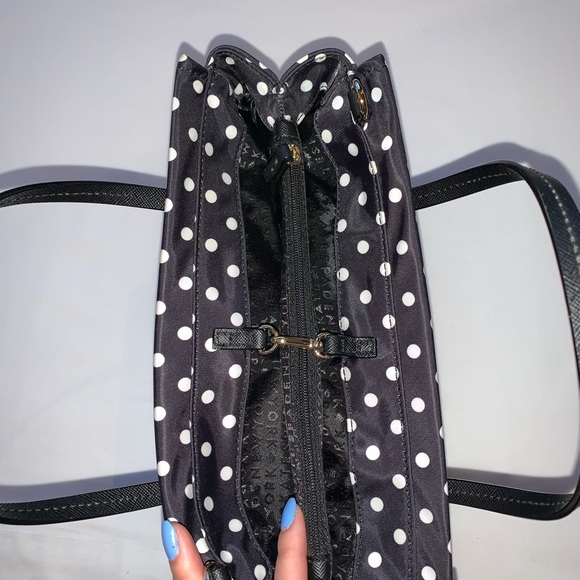 Kate Spade Black & White Nylon Blake Ave Purse - Picture 5 of 14
